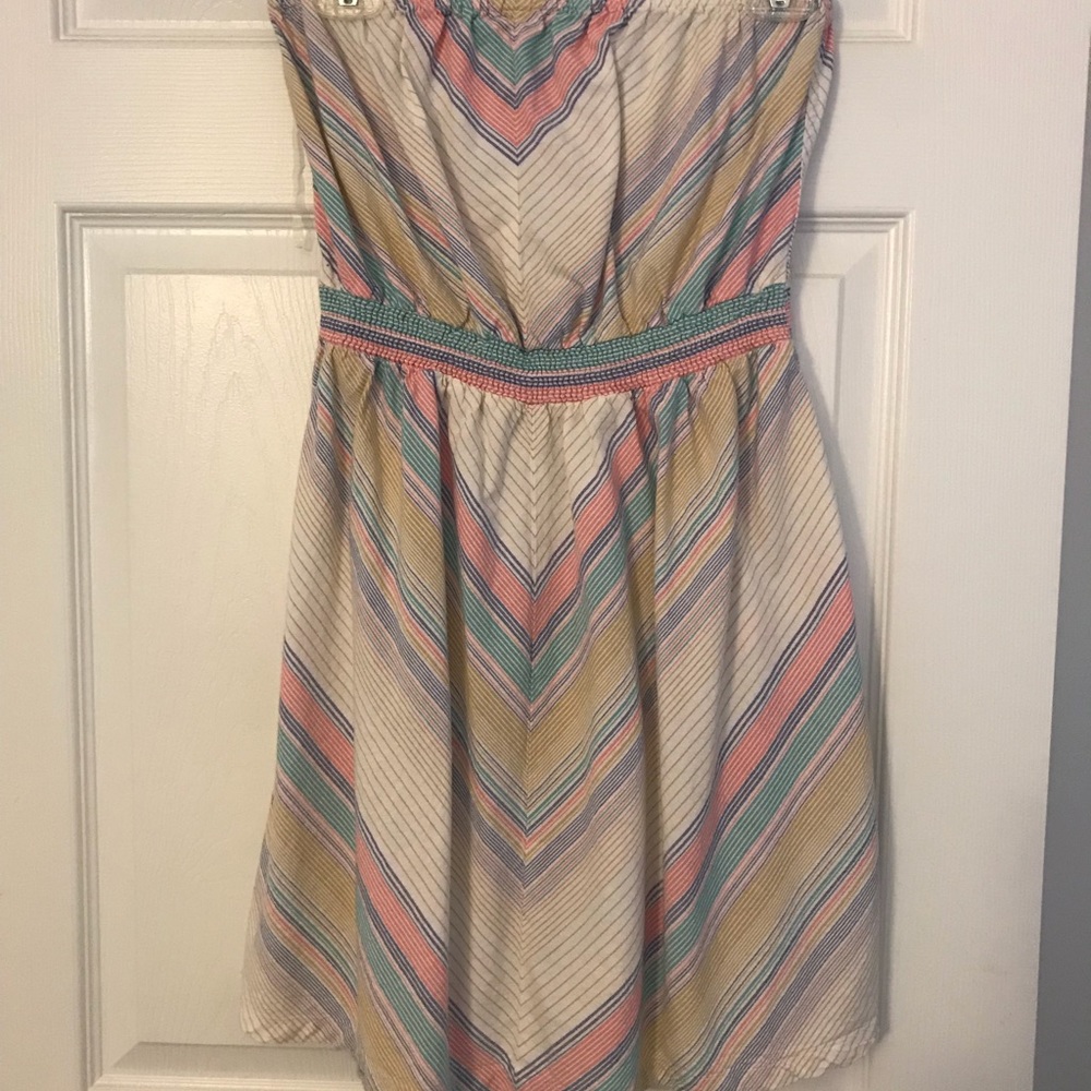 Retro Strapless Dress
